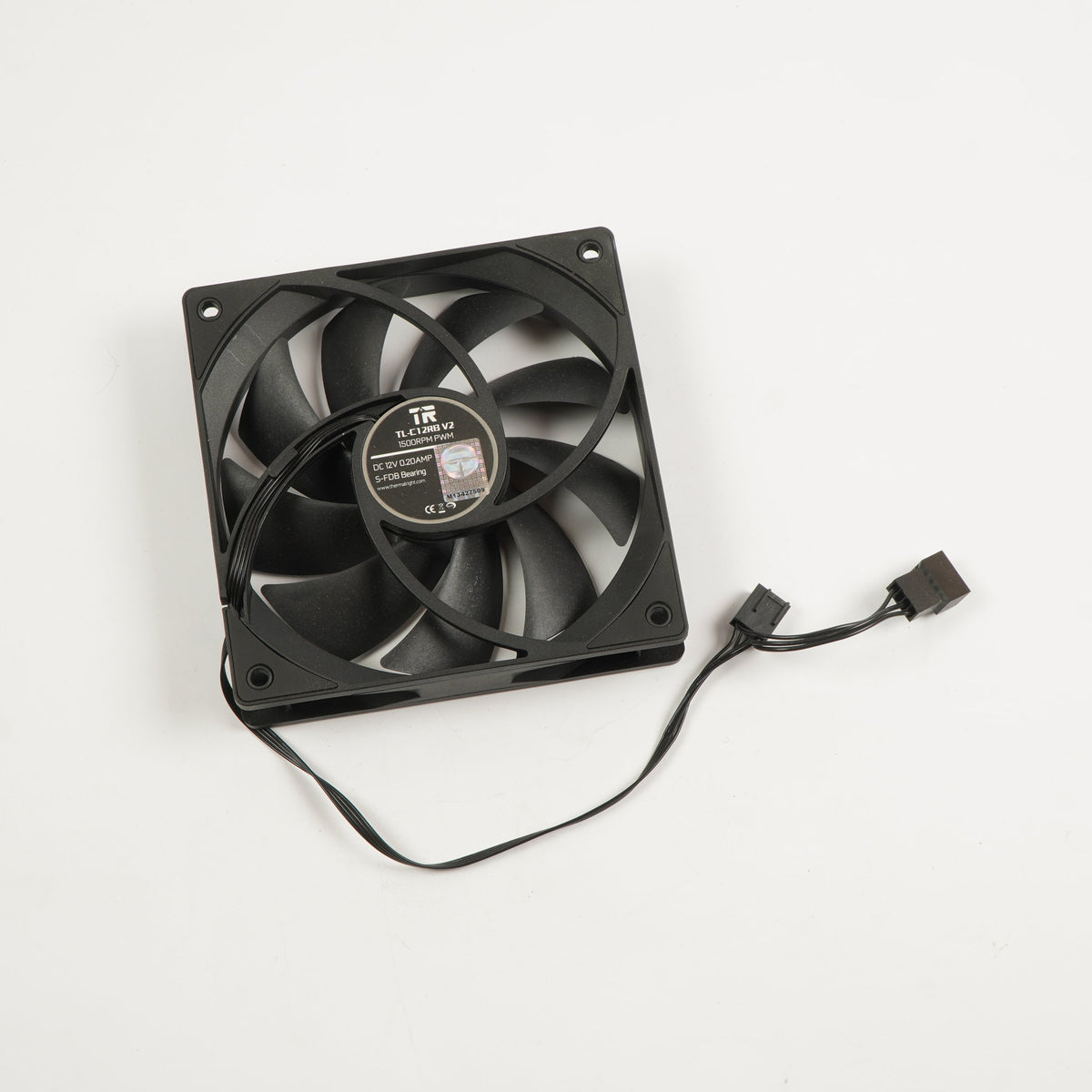 Thermalright TL-C12RB V2 120mm x 25mm 12V Fan 4-Pin 4-Wire