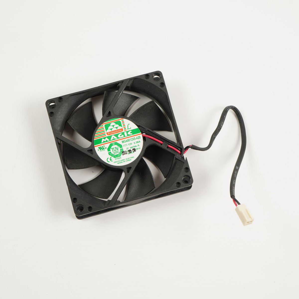 Protechnic Magic MGA8012XS-A20 80mm x 20mm DC12V 0.36A 2-Pin 2-Wire Fan