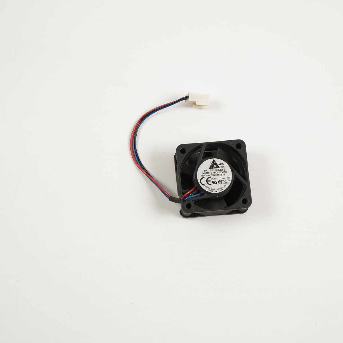 Delta EFB0412VHD 3620450511 40mm x 20mm 3-Pin 3-Wire Fan DC12V 0.18A