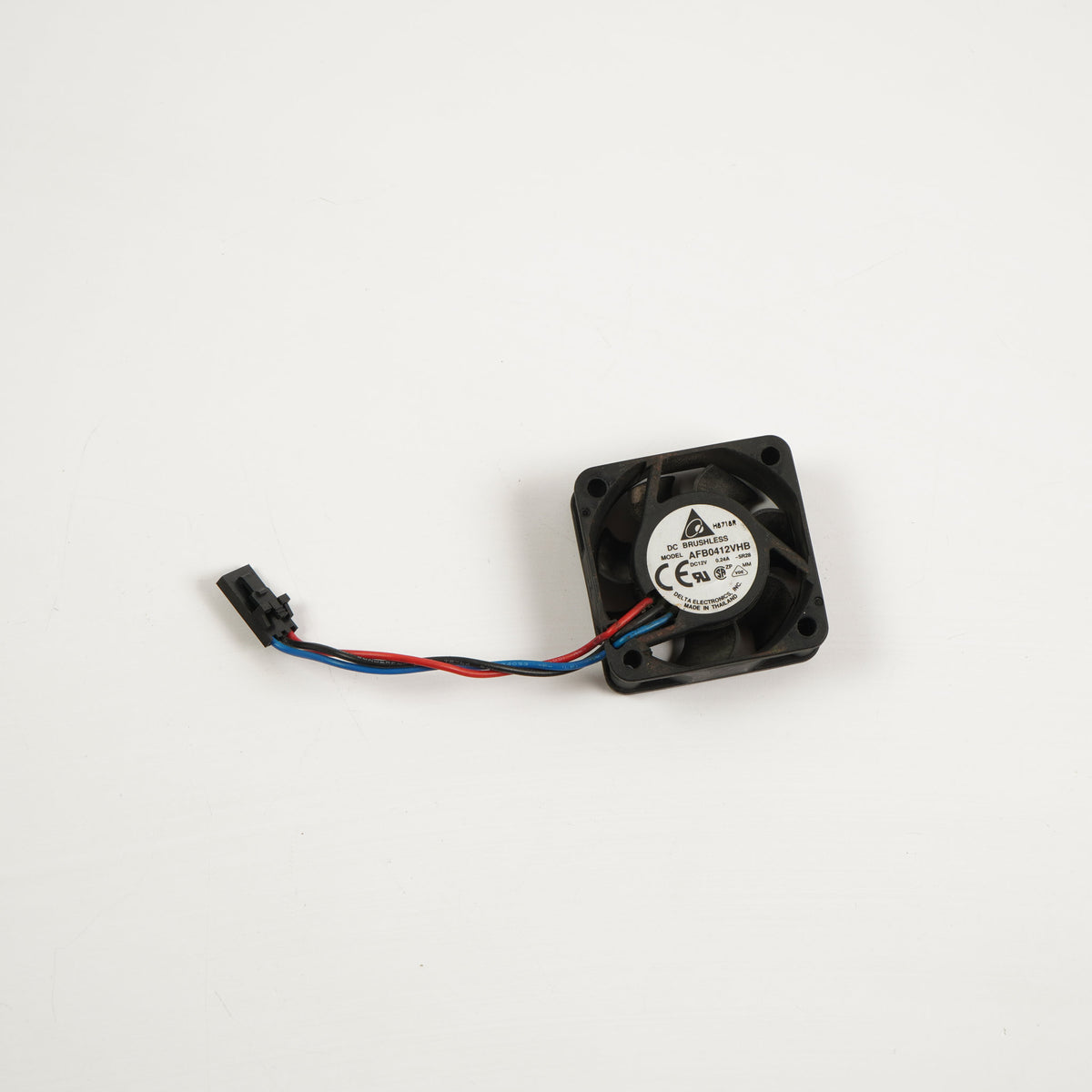 Delta AFB0412VHB-5R28 40mm x 10mm DC12V 0.24A 3-Pin 3-Wire Fan