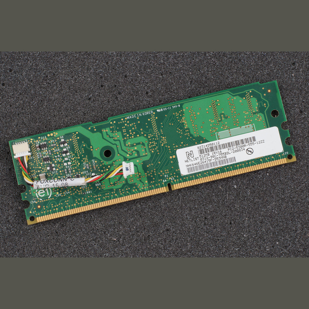 Dell NETLIST NHK646E26415F-D53MNB 512MB PERC6E Cache Memory RAM