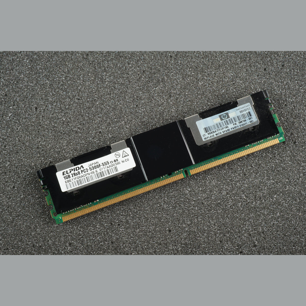 Elpida EBE11FD8AGFN-6E-E PC2-5300F 1GB FBDIMM Server Memory RAM