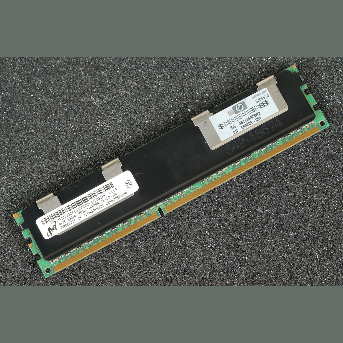 MT36JSZF51272PZ-1G4G1HF 4GB PC3-10600R-9-10-J0 Server Memory RAM