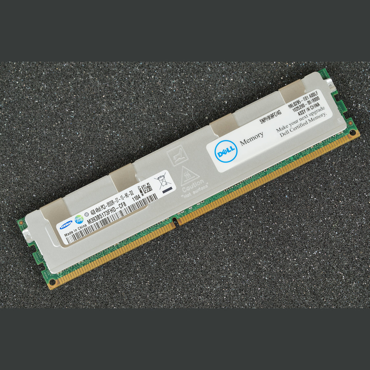 Dell SNPH959FC/4G 4GB PC3-8500R-07-10-H0-D2 Memory RAM Samsung M393B5173FHD-CF8