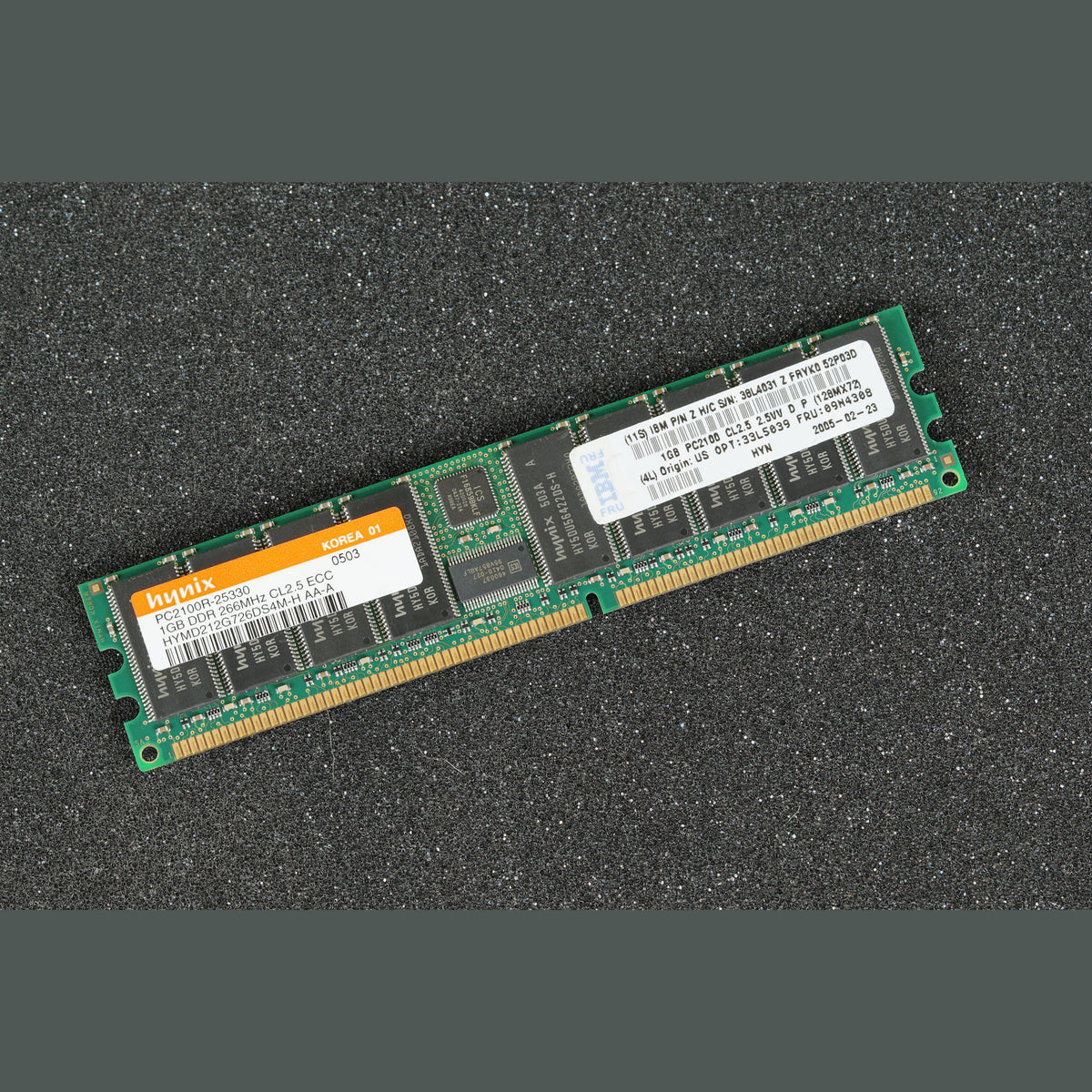 HYMD212G726DS4M-H Hynix 1GB PC2100R-25330 Server Memory RAM