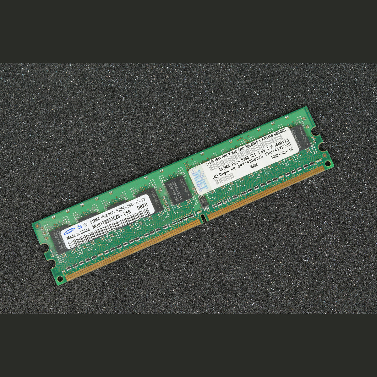 M391T6553EZ3-CE6 Samsung 512MB PC2-5300E-555-12-F3 Server Memory RAM