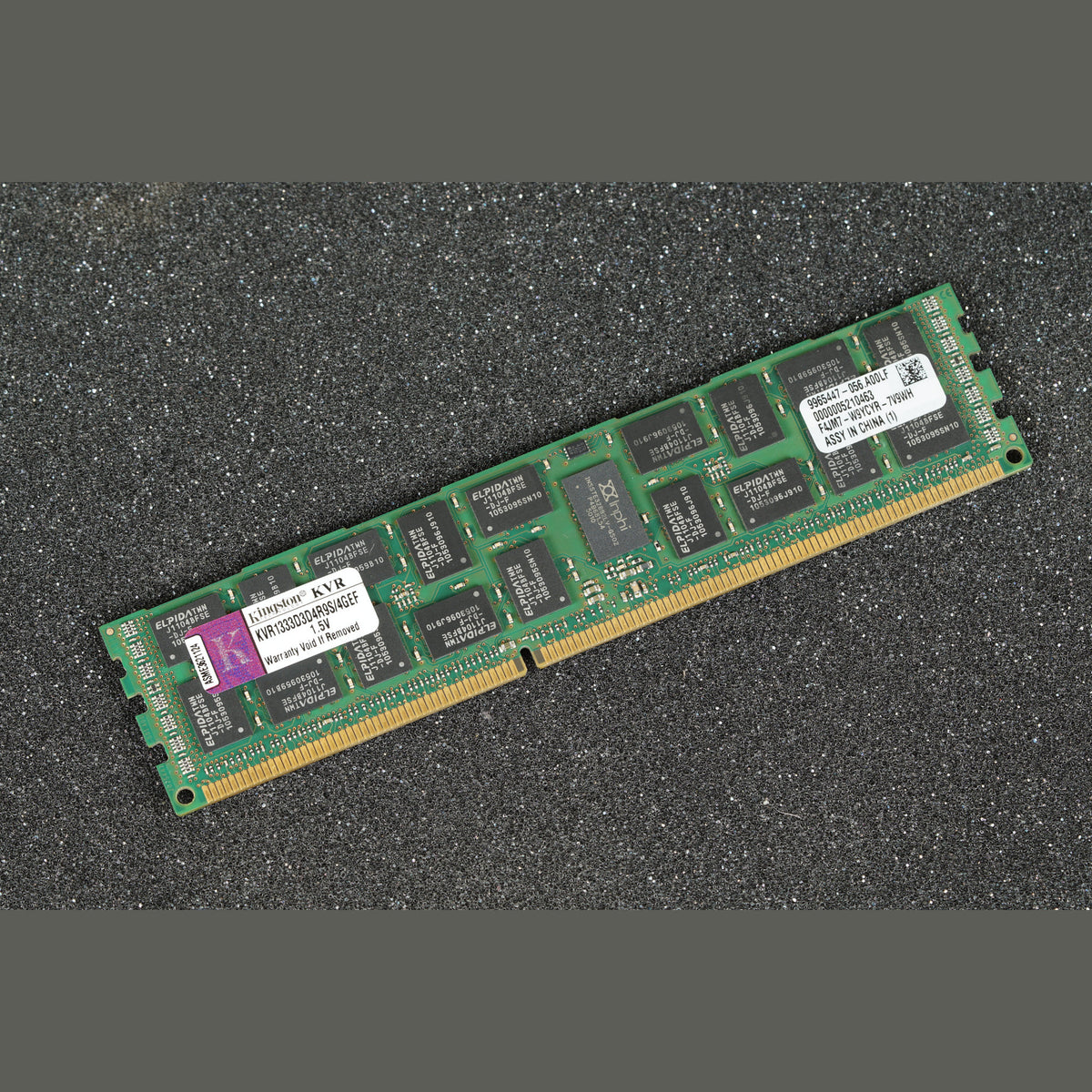 KVR1333D3D4R9S/4GEF Kingston 4GB PC3-10600R Server Memory RAM