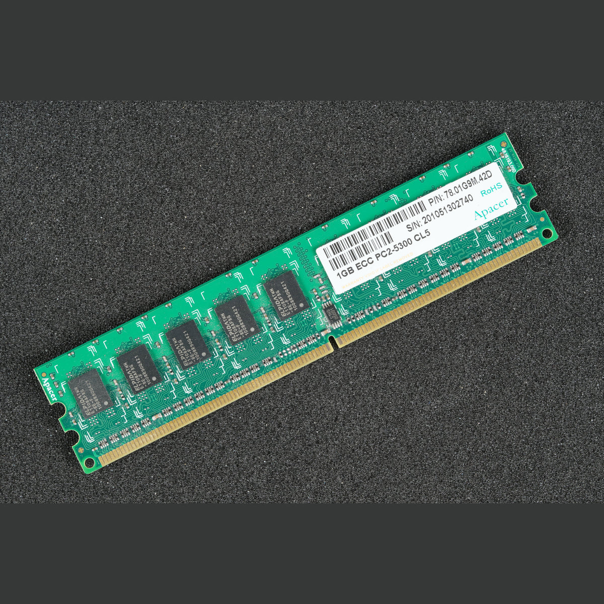 78.01G9M.42D Apacer 1GB ECC PC2-5300 CL5 Server Memory RAM