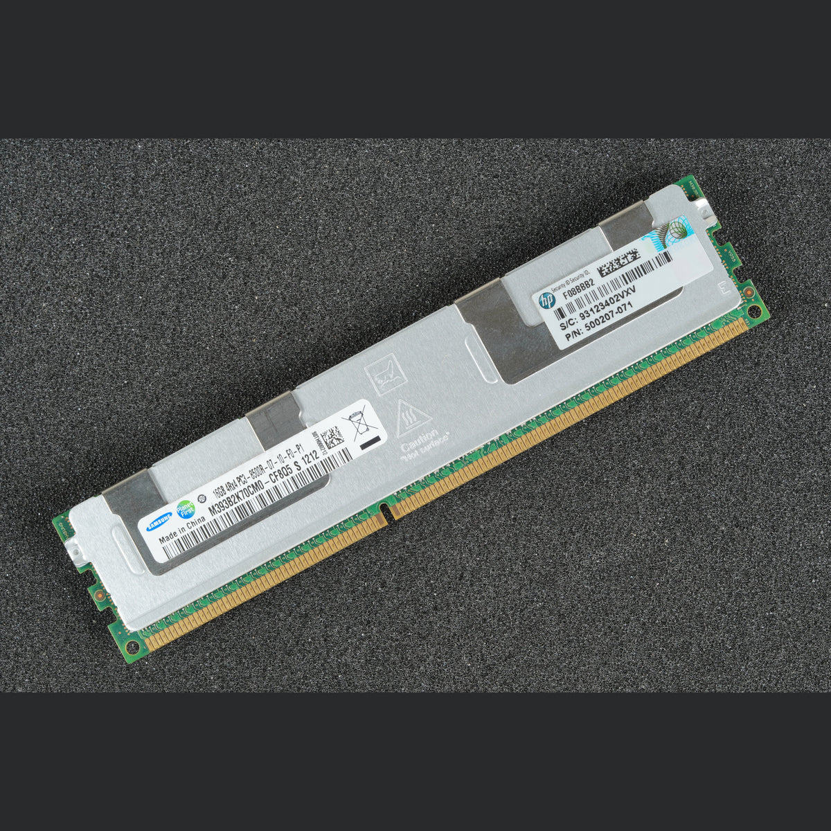 500207-071 HP Samsung 16GB M393B2K70CM0-CF8Q5 PC3-8500R Server memory RAM 4Rx4