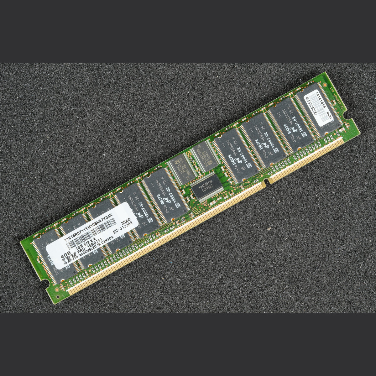 16R0711 IBM 4GB 208-Pin Memory RAM