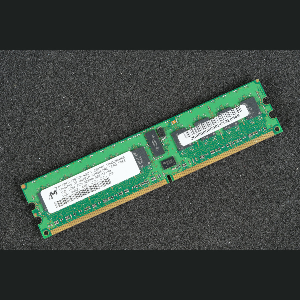 MT18HTF12872Y-40EF1 1GB PC2-3200R-333-12-H0 Server Memory RAM
