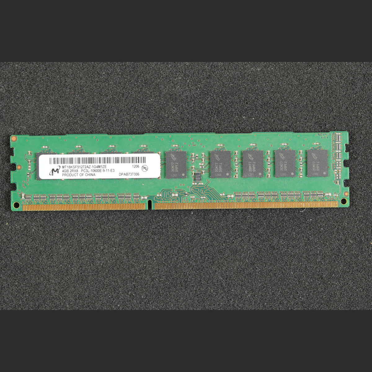 MT18KSF51272AZ-1G4M1ZE 4GB PC3-10600E-9-11-E3 Server Memory RAM