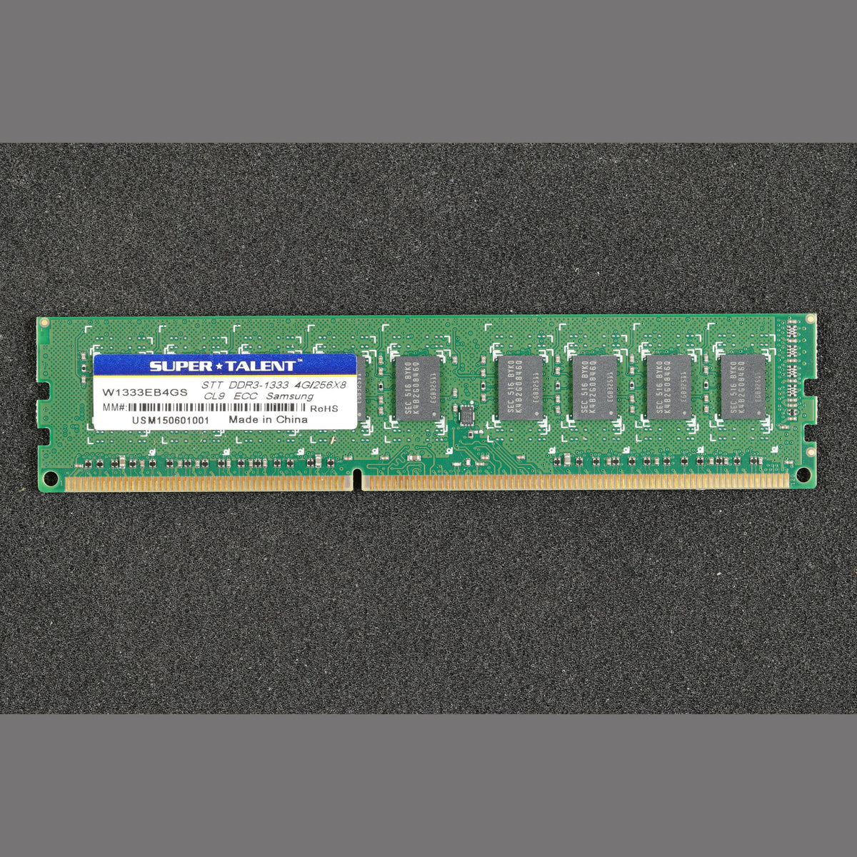 Super Talent W1333EB4GS DDR3-1333 4GB ECC Server Memory RAM