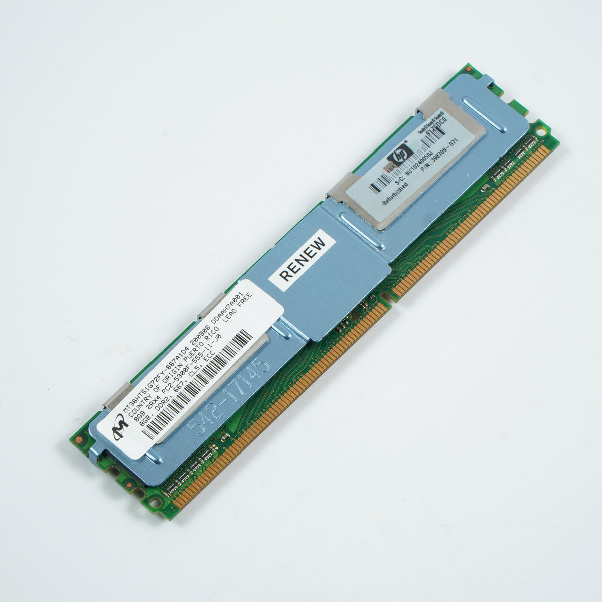 MT36HTS1G72FY-667A1D4 PC2-5300F-555-11-J0 8GB Server Memory RAM DDR2-667