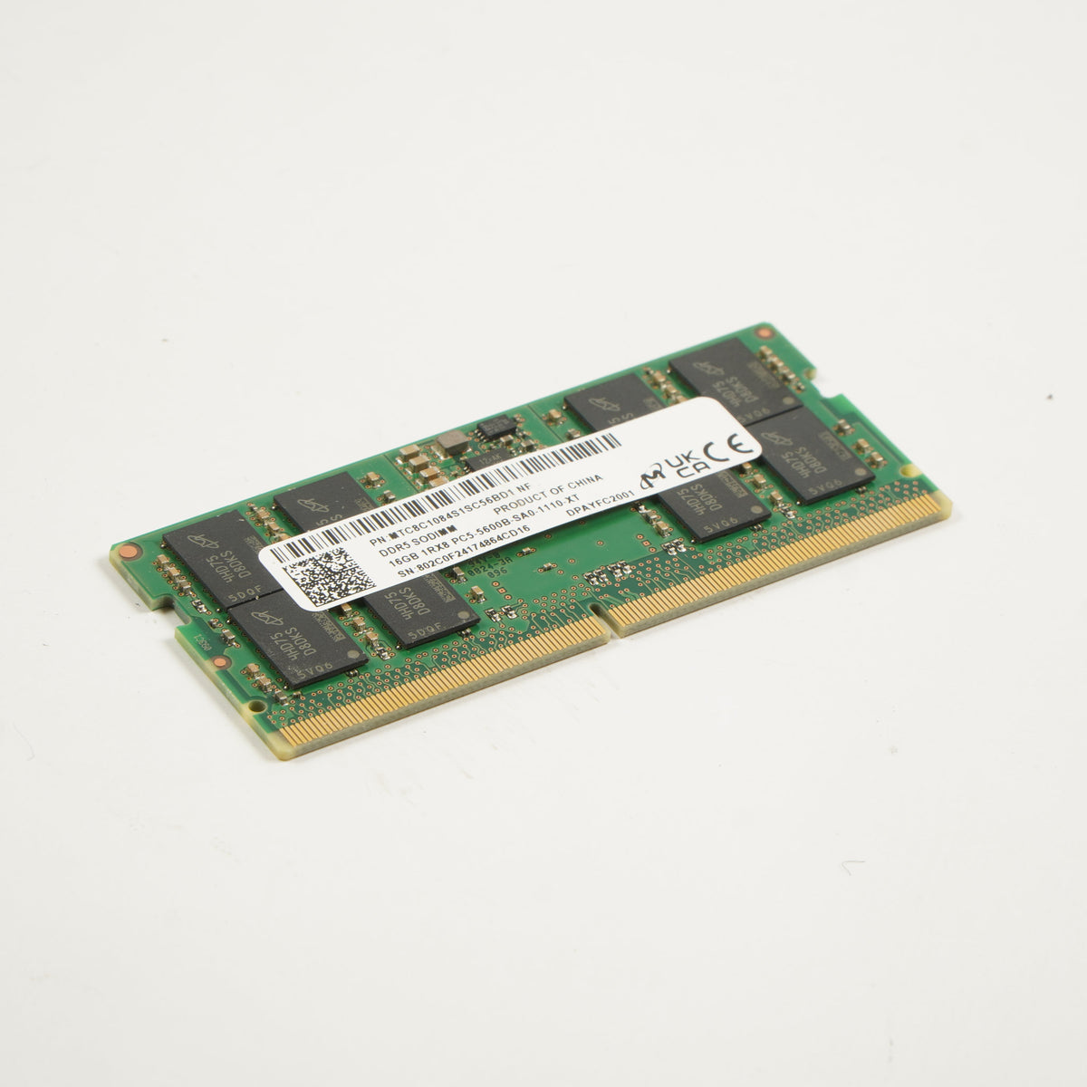 Micron MTC8C1084S1SC56BD1 16GB PC5-5600B-SA0-1110-XT SODIMM Memory RAM