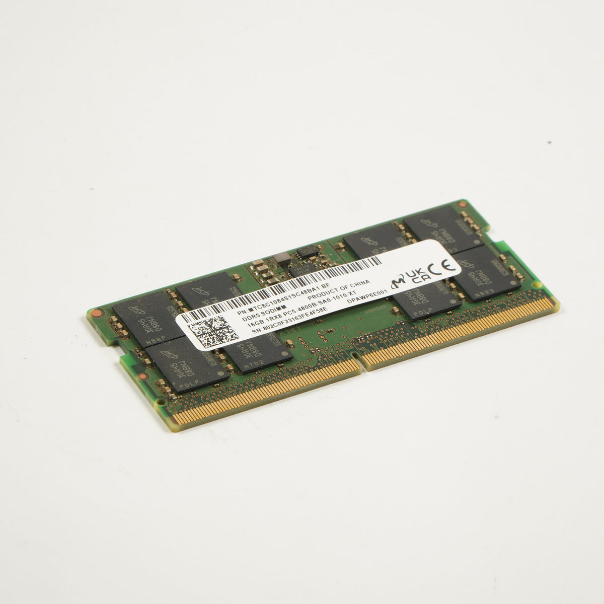 Micron MTC8C1084S1SC48BA1 16GB PC5-4800S-SA0-1010-XT SODIMM Memory RAM