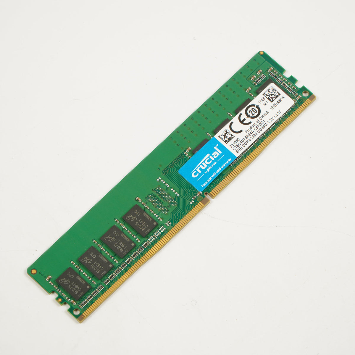 Crucial CT8G4DFS824A 8GB DDR4-2400 UDIMM 1.2V CL17 Memory RAM