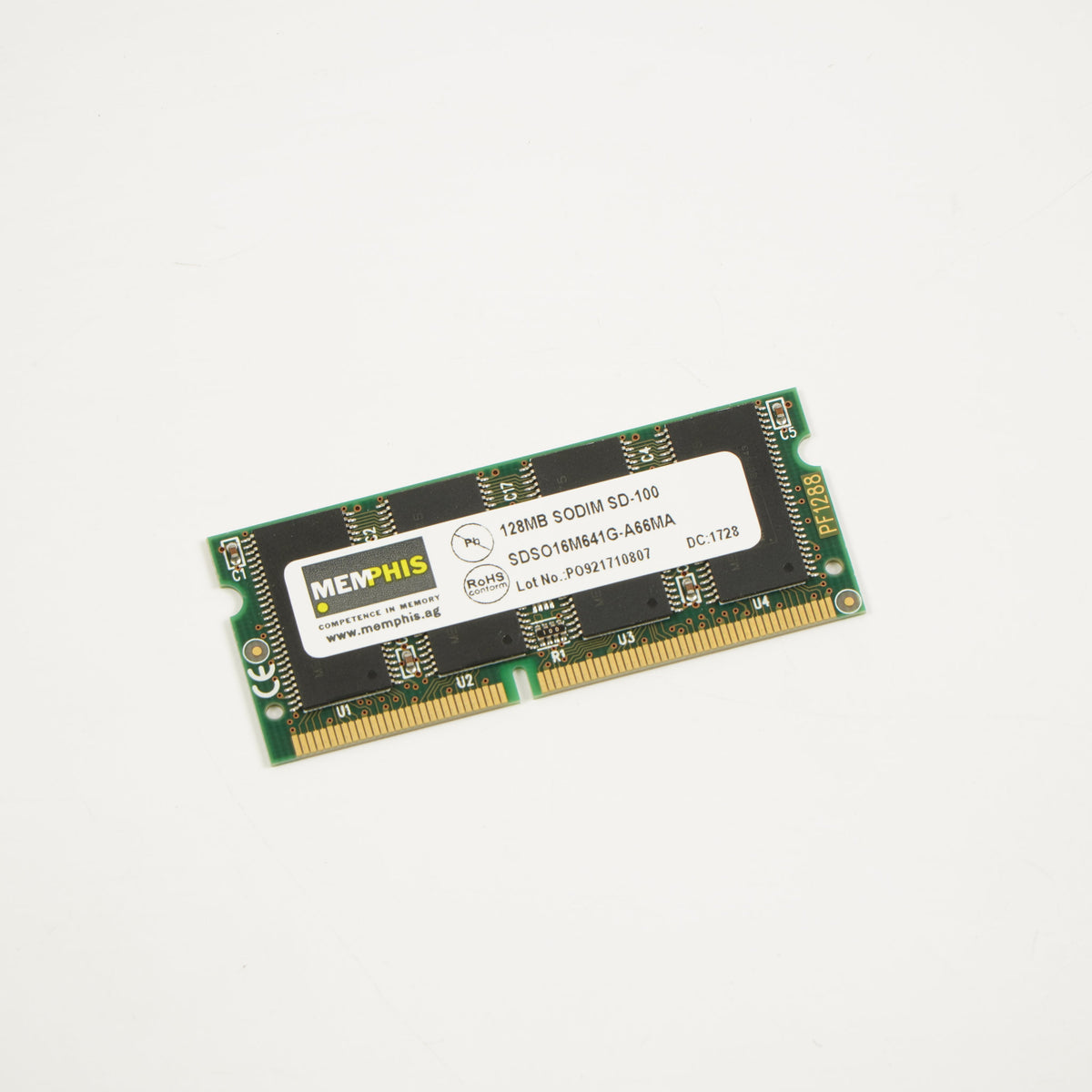 Memphis SDSO16M641G-A66MA 128MB SODIM SD-100 Memory RAM