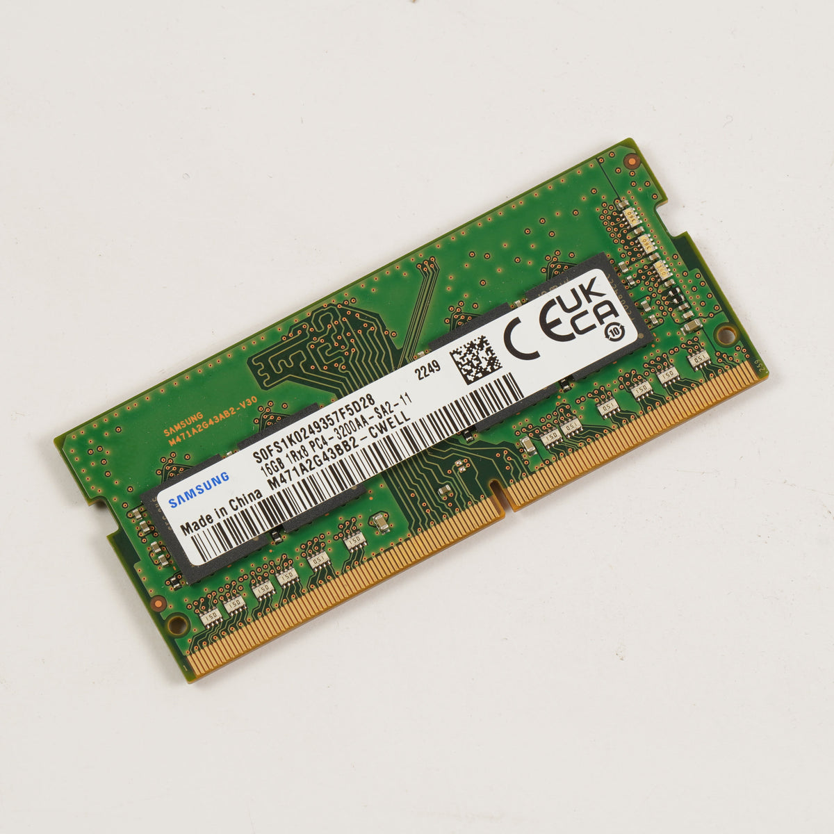 Samsung M471A2G43BB2-CWE 16GB 1Rx8 PC4-3200AA-SA2-11 SODIMM Memory RAM