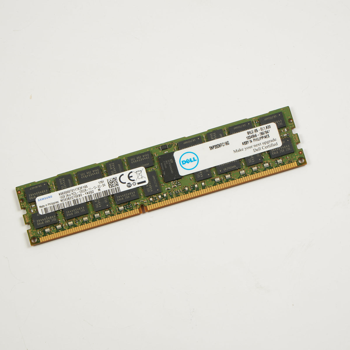 Samsung M393B2G70EB0-YK0 16GB PC3L-12800R-11-12-E2-D4 Server Dell SNP20D6FC/16G
