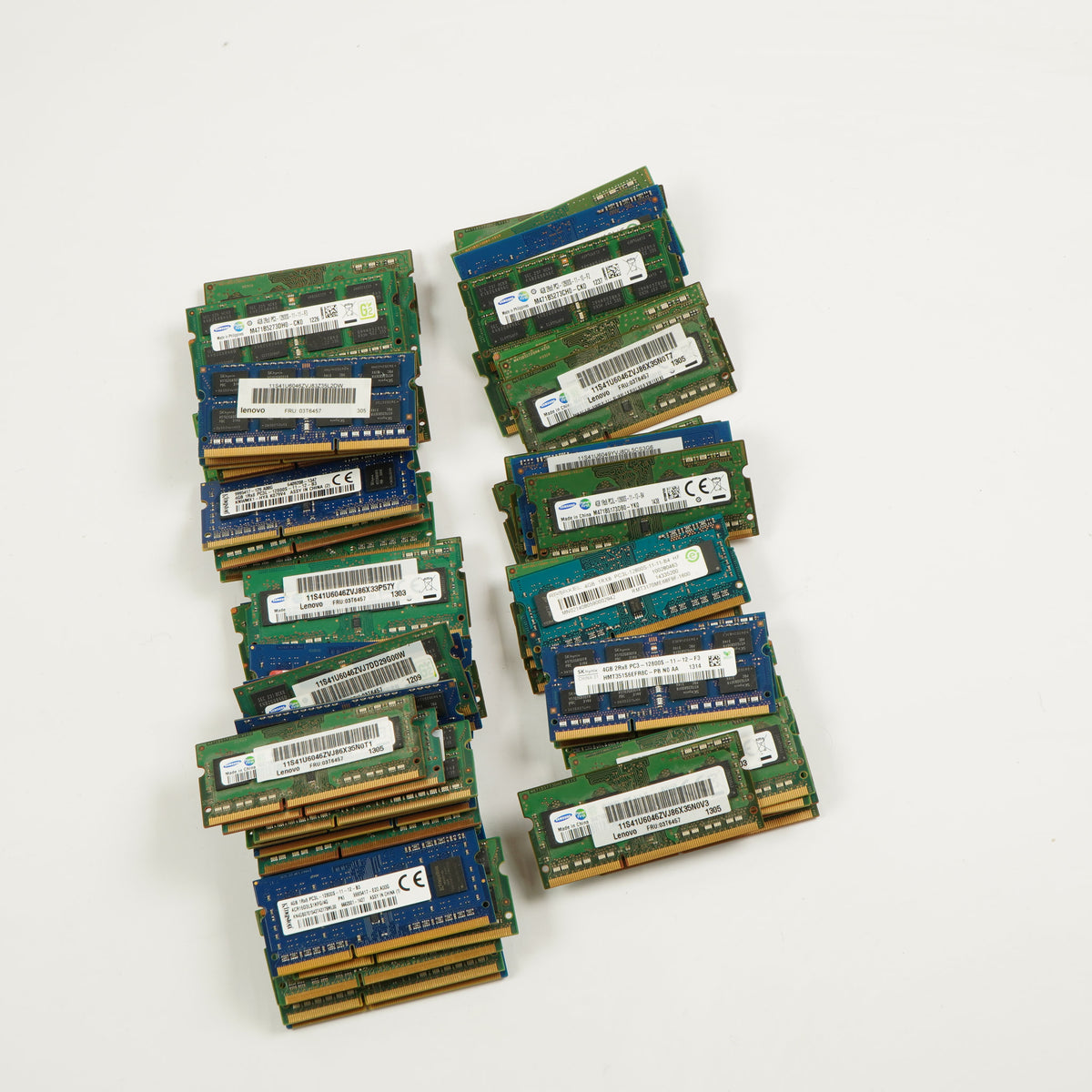 JOB LOT x100 4GB DDR3 DDR3L SODIMM removed from working Laptops and PCs