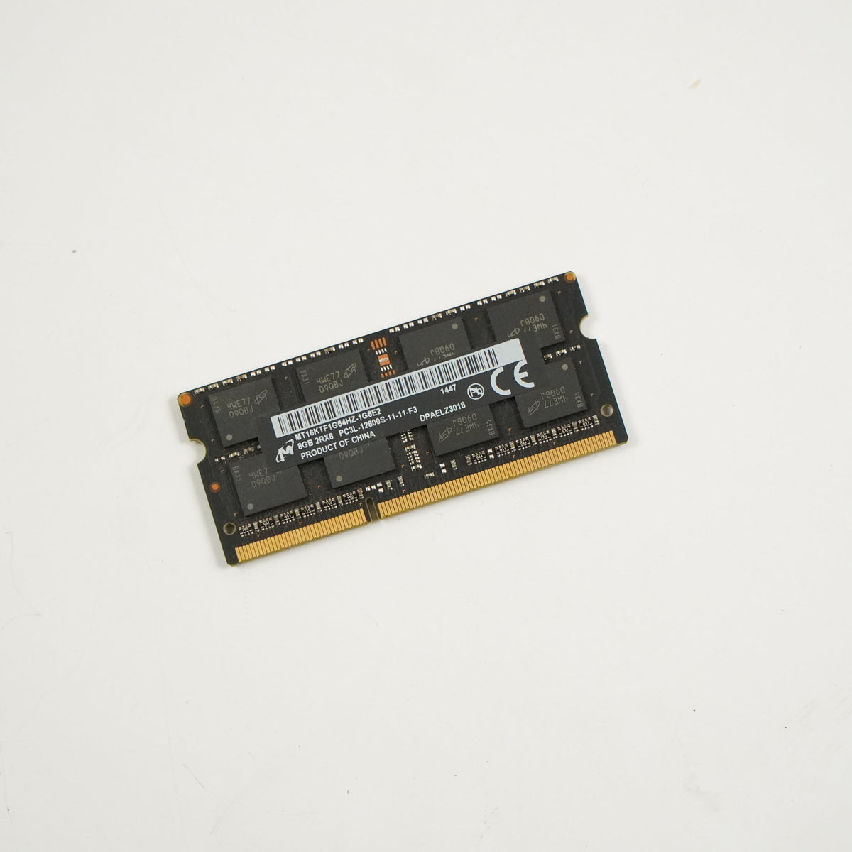 Micron MT16KTF1G64HZ-1G6E 8GB 2Rx8 PC3L-12800S-11-11-F3 SODIMM Memory RAM