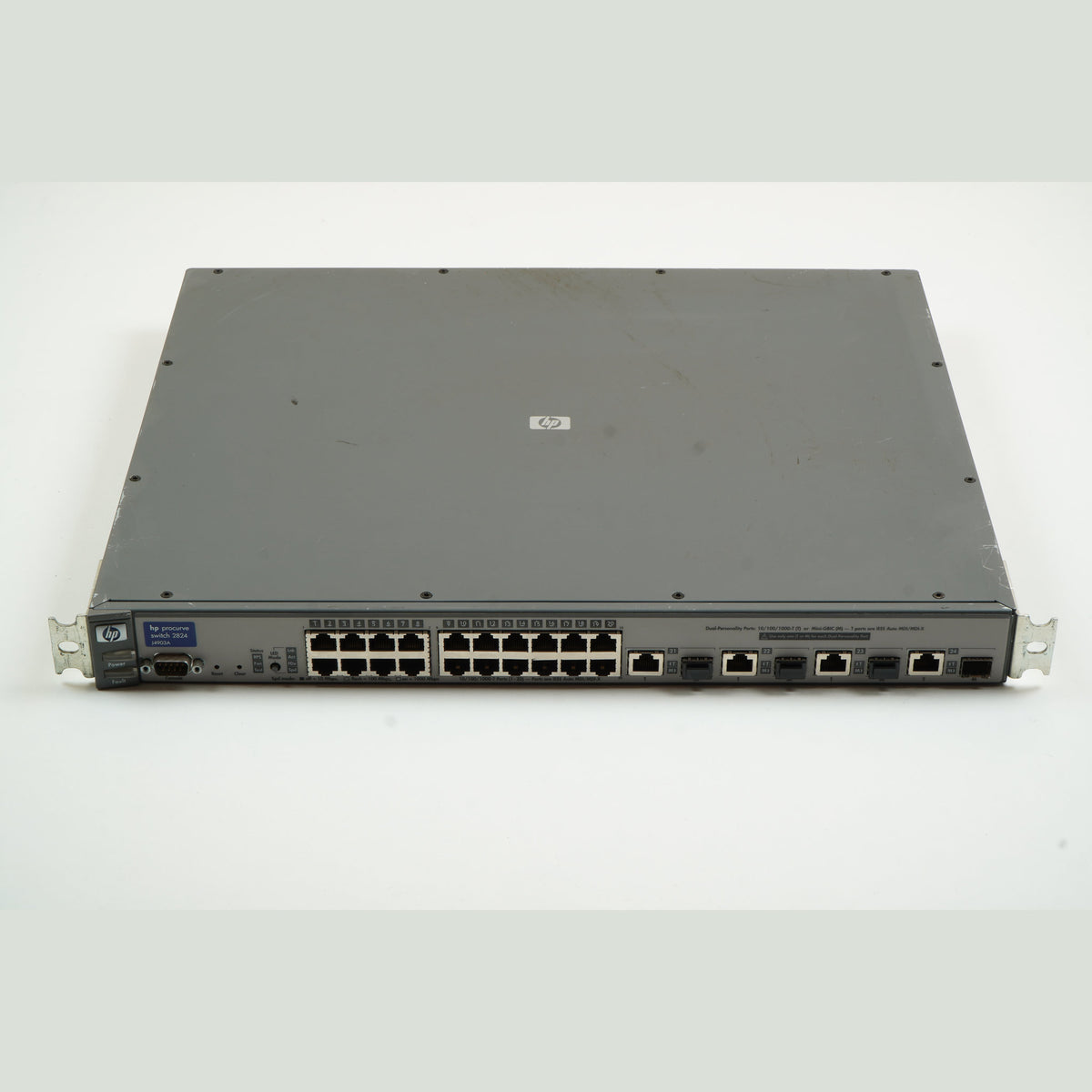 HP J4903A Procurve Switch 2824 Gigabit 24-Port with Rack Mount Brackets