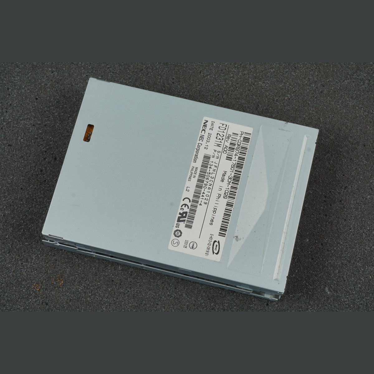 Dell 3R974 03R974 NEC FD1231M Floppy Disk Drive without Bezel