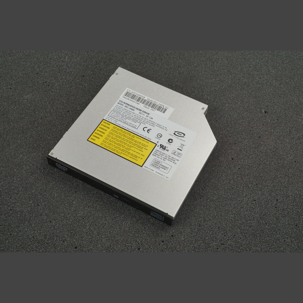 Lite-On SSC-2485K 01C CD-RW DVD-ROM Disk Drive