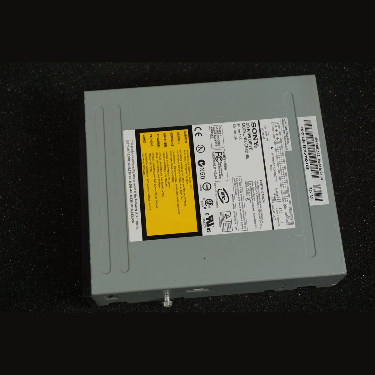 H1192 0H1192 Dell IDE CD-RW Disk Drive Sony CRX216E