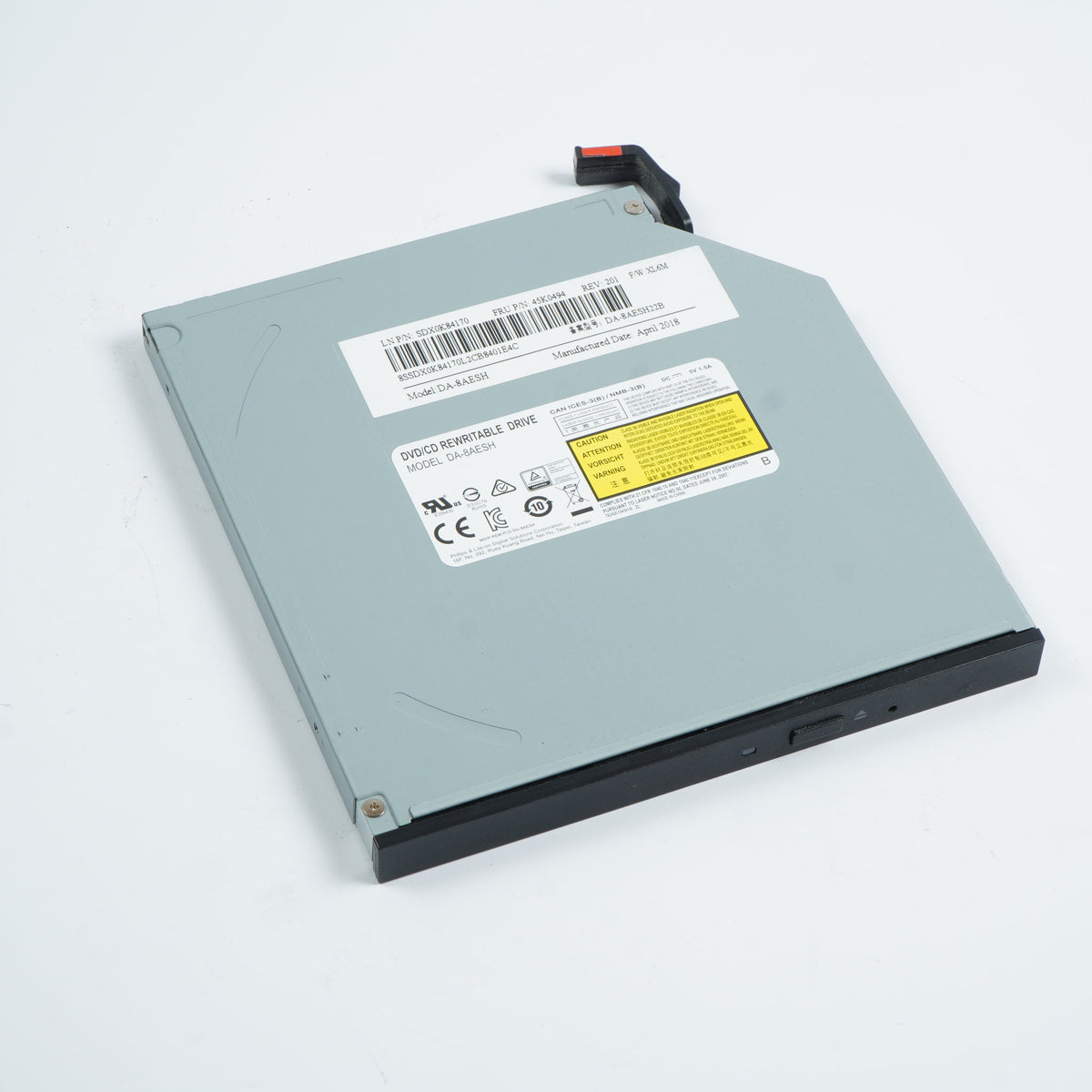 Lenovo V520S Desktop FRU 45K0494 DA-8AESH DVD-RW Disk Drive with Bracket