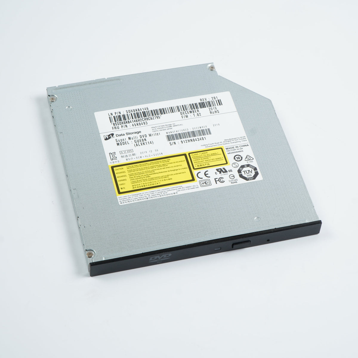 Lenovo FRU 45K0493 DVD-RW Disk Drive GUE0N