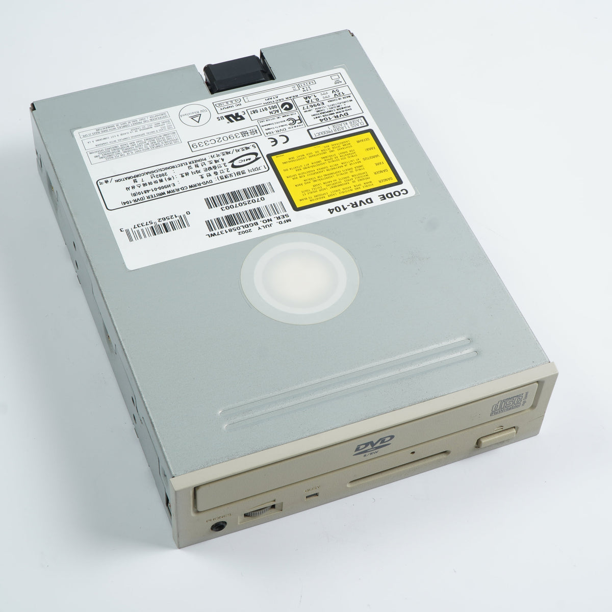 Pioneer DVR-104 Beige IDE DVD-RW Disk Drive