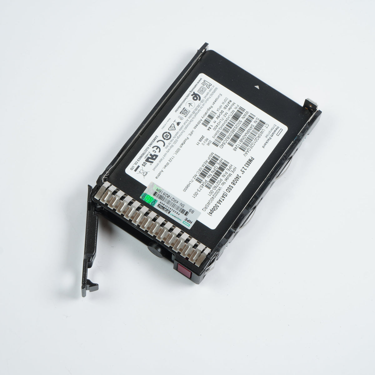 HP P02760-001 240GB 6g SSD Samsung MZ-7LH2400 in Caddy