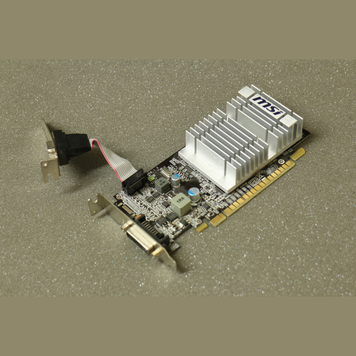 MSI N8400GS-D512D3H/LP 8400GS Low Profile PCIe Graphics Card DVI VGA