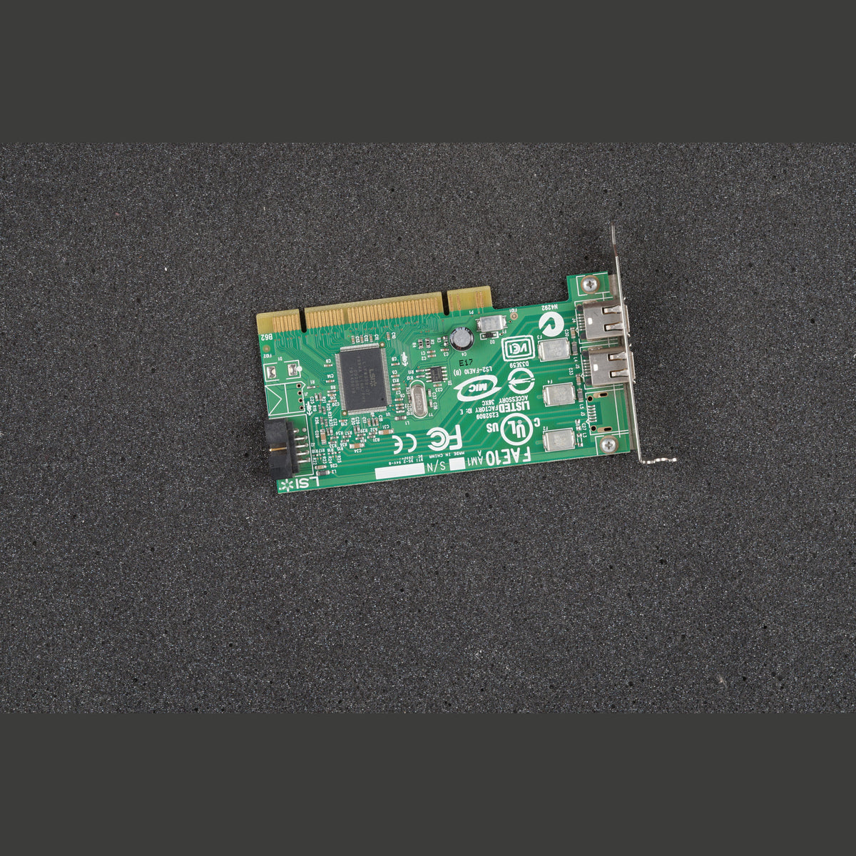 Dell J886H 0J886H PCI Low Profile Firewire Adapter Card FAE10