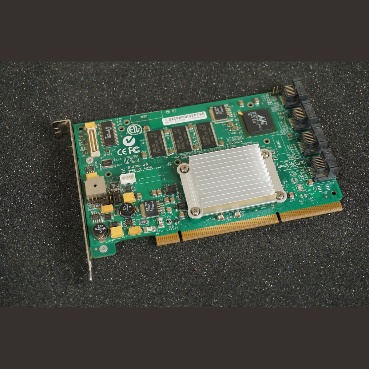 MR SATA 300-8X LSI MegaRaid PCI-X 8-Port Raid Controller Card