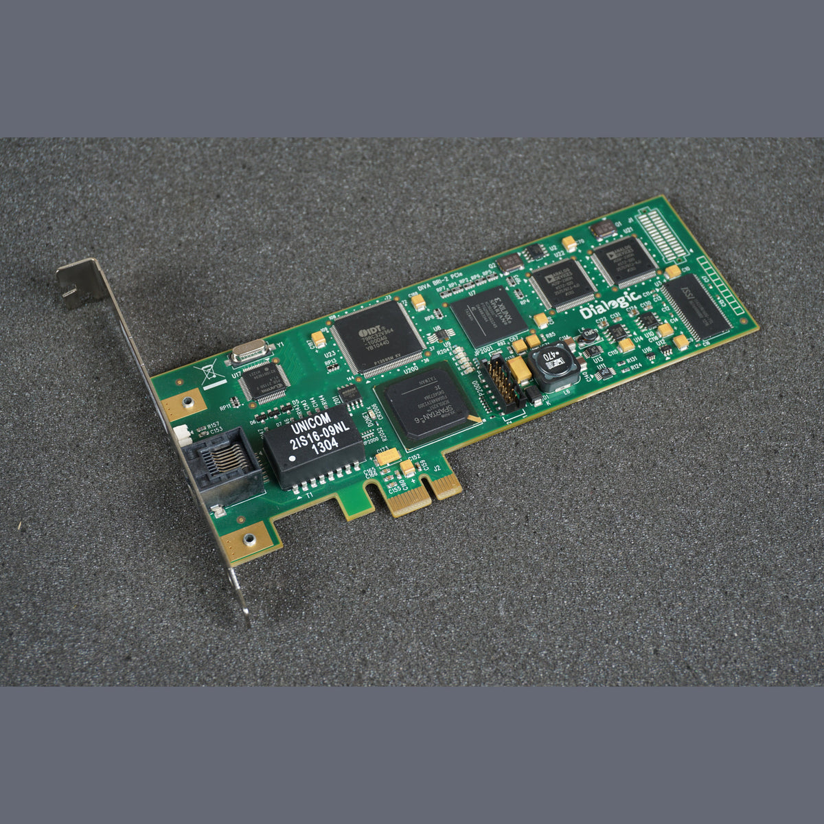 50-0448-01E Dialogic Diva BRI-2 PCIe Server ISDN Card