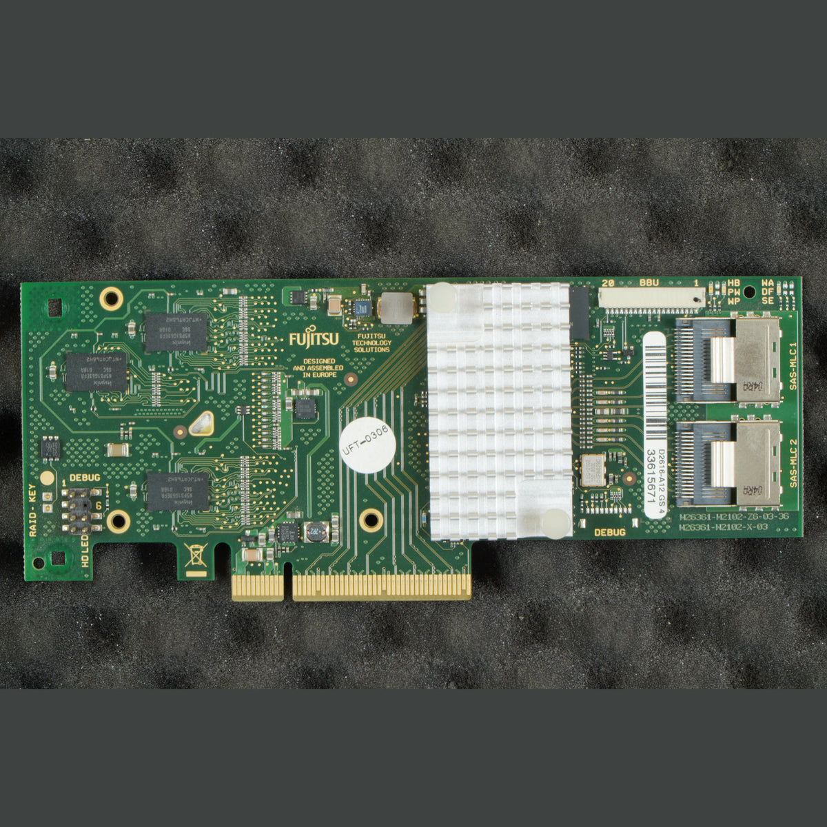 D2616-A12 Fujistu SAS RAID Controller Card without Bracket