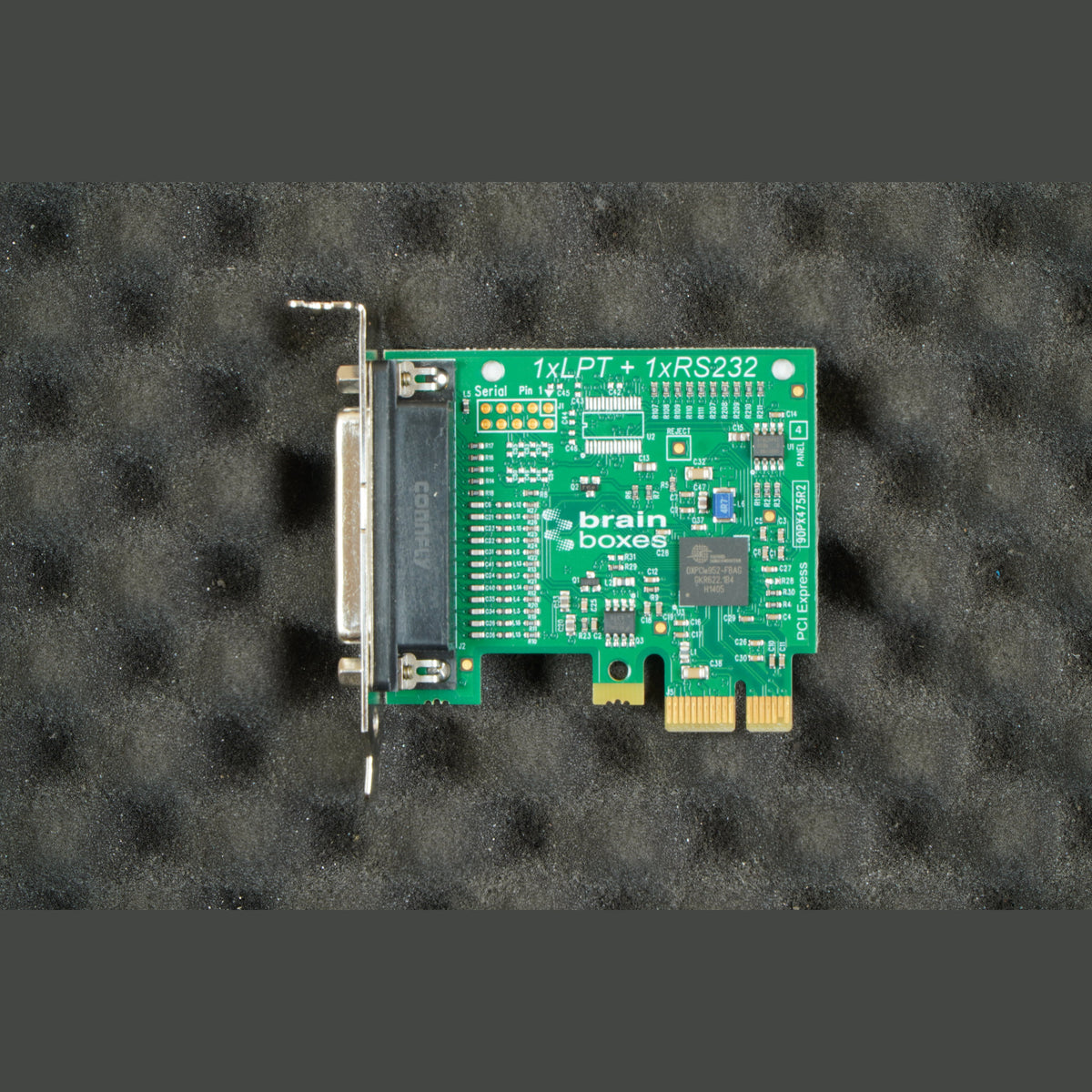 IX-550 Brainboxes Intashield PCI Express 1 LPT Printer Port Card Low Profile