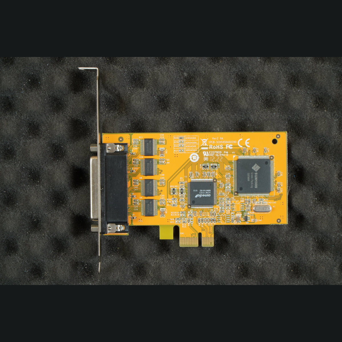 SER5456A Sunix Card 4-port RS-232 PCI Express Serial Board