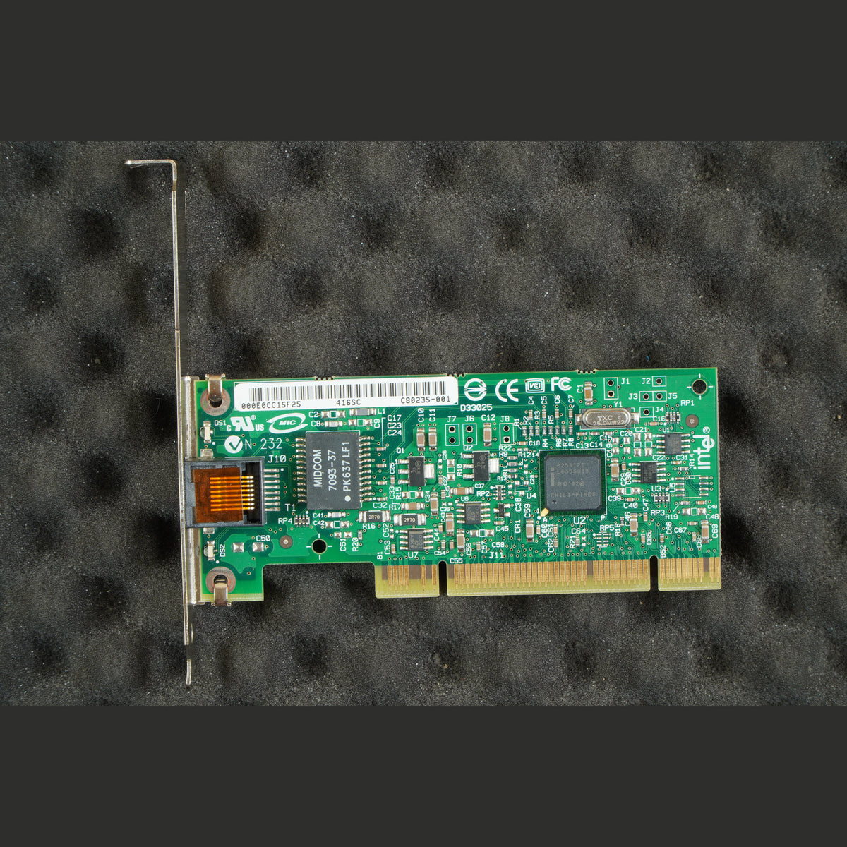 C80235-001 Intel PRO/1000 GT PCI Gigabit Ethernet Adapter Card
