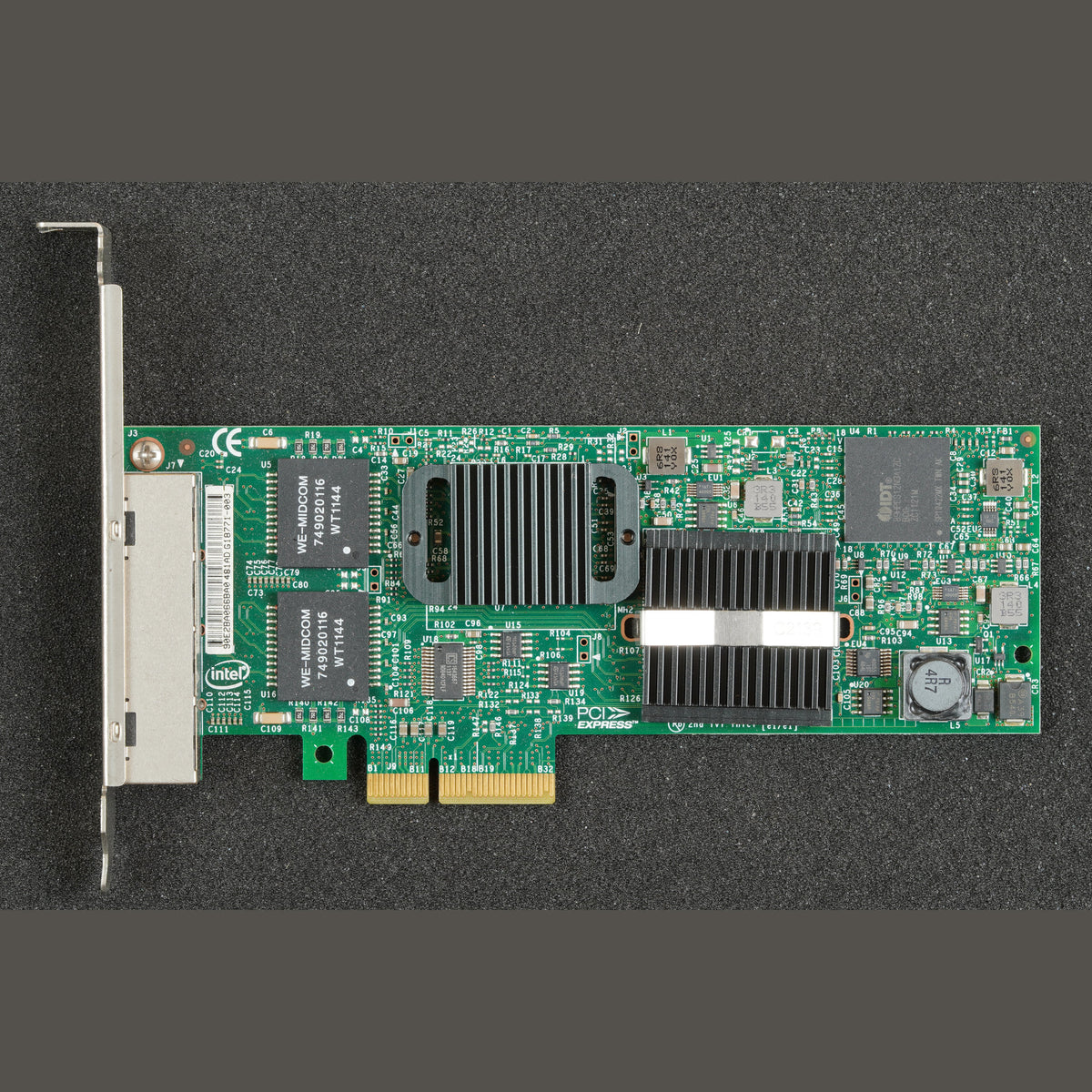 Dell HM9JY 0HM9JY Intel PRO/1000 ET PCIe Quad Port Server Ethernet Adapter Card