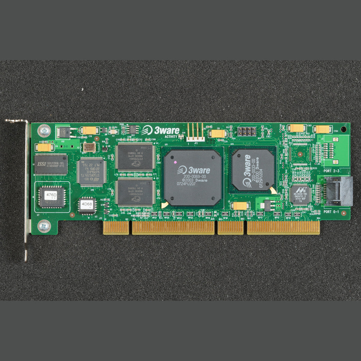 3Ware Escalade Low Profile 700-0121-03 PCI-X 2-Port SATA Raid Controller Card