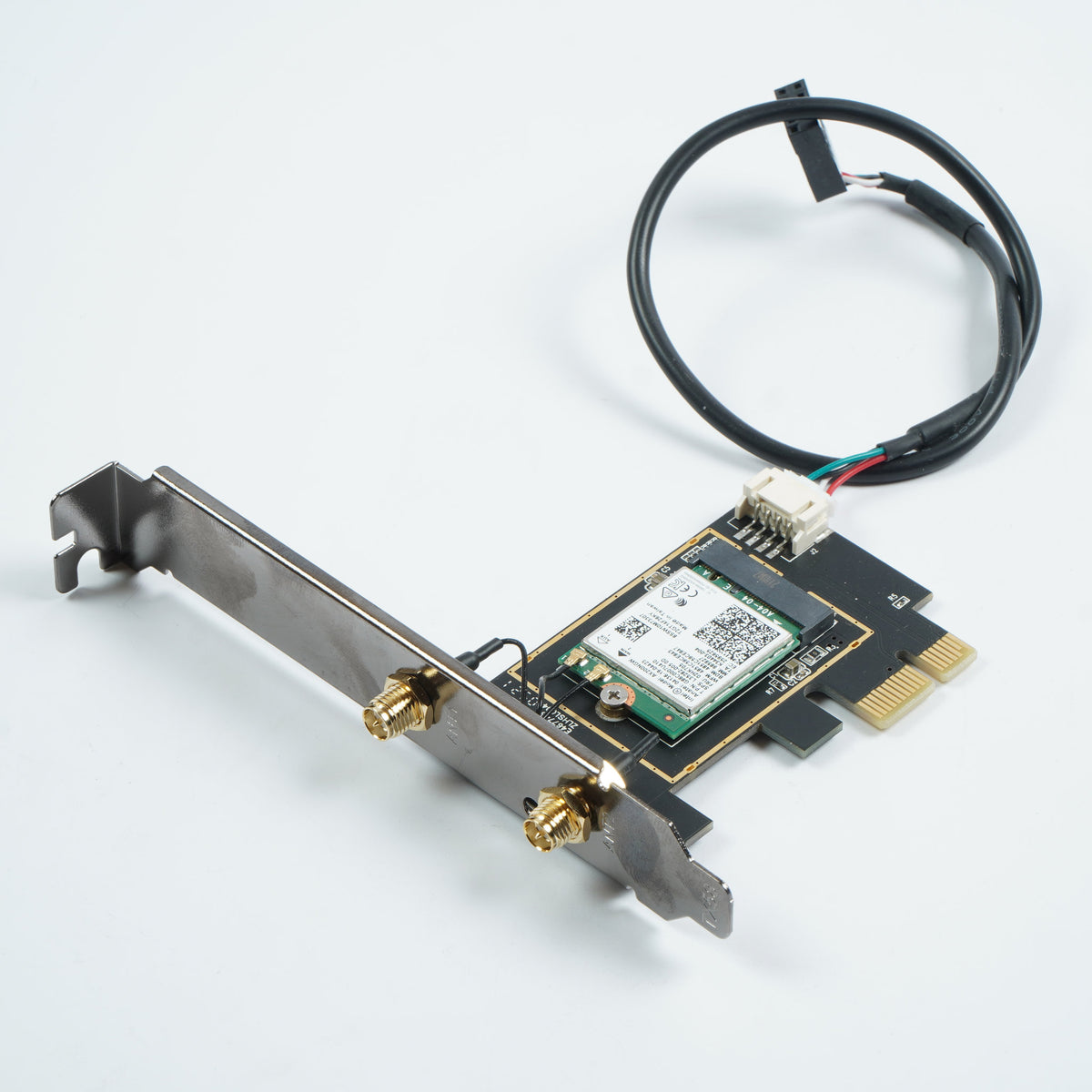 ZLHSL004 Mini PCIe to PCIe Adpater & AX200NGW Wireless Card without antennae