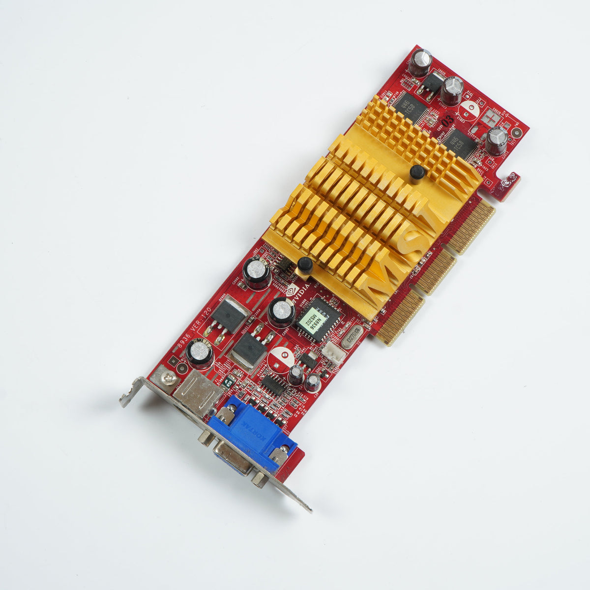 MSI nVidia MX4000-T128 128MB Low Profile AGP Graphics Card VGA S-VIDEO