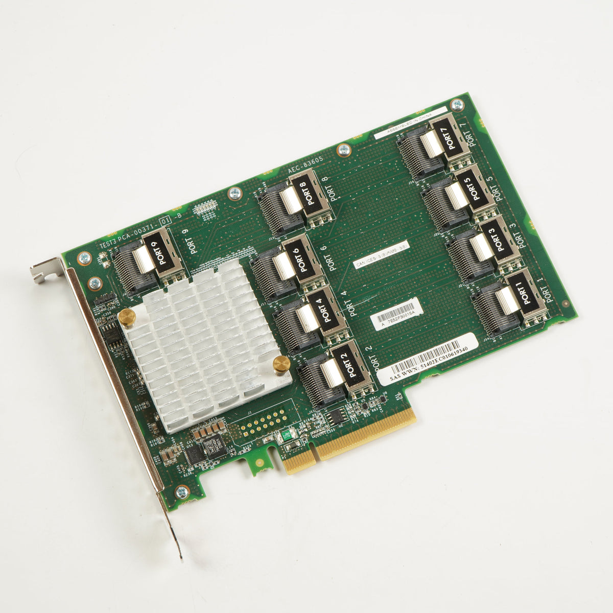 HP 876907-001 12Gb PCIe SAS Expander Card 9-Port AEC-83605/HP2