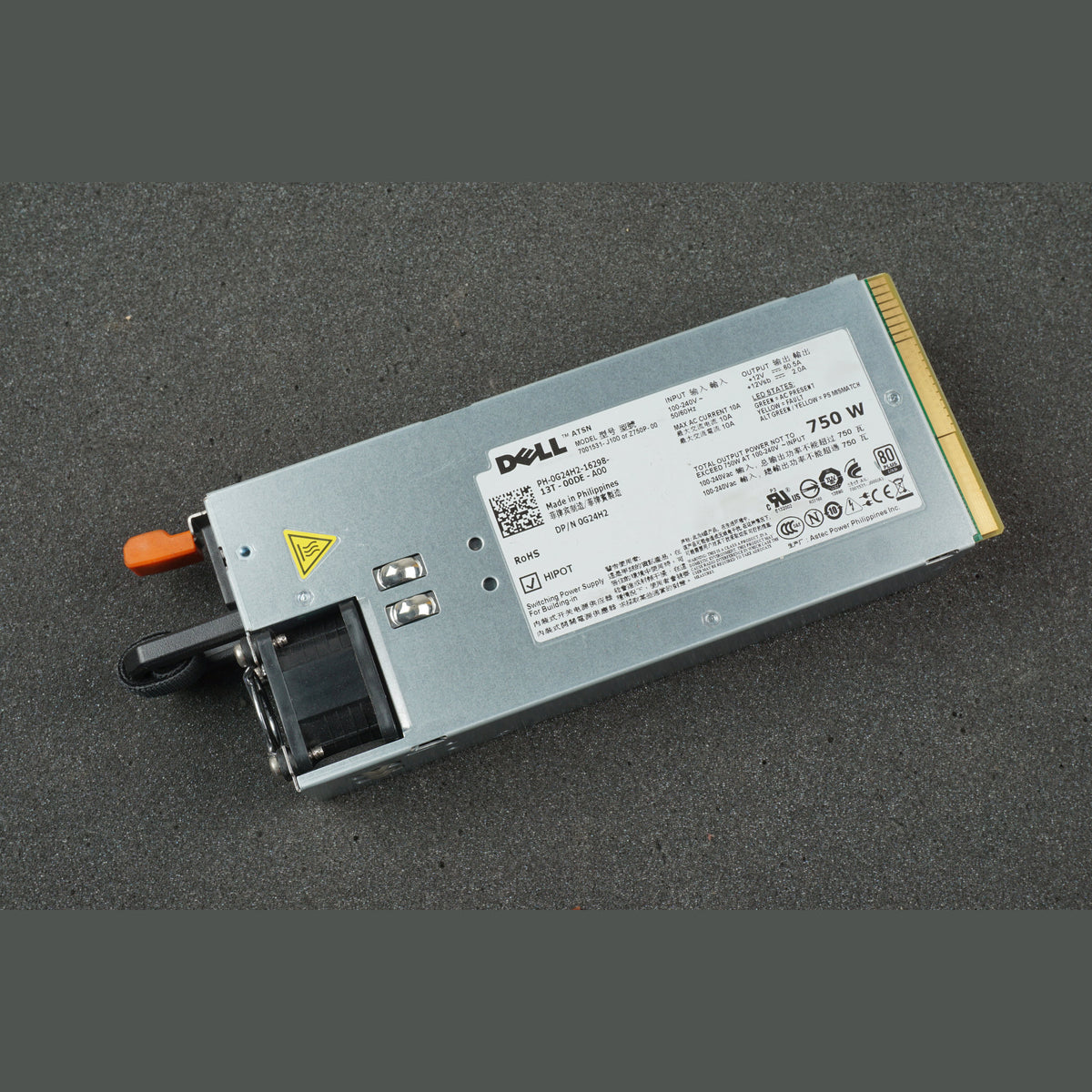 Dell G24H2 0G24H2 750W PowerEdge R510 T710 R810 R815 R910 R715 Power Supply