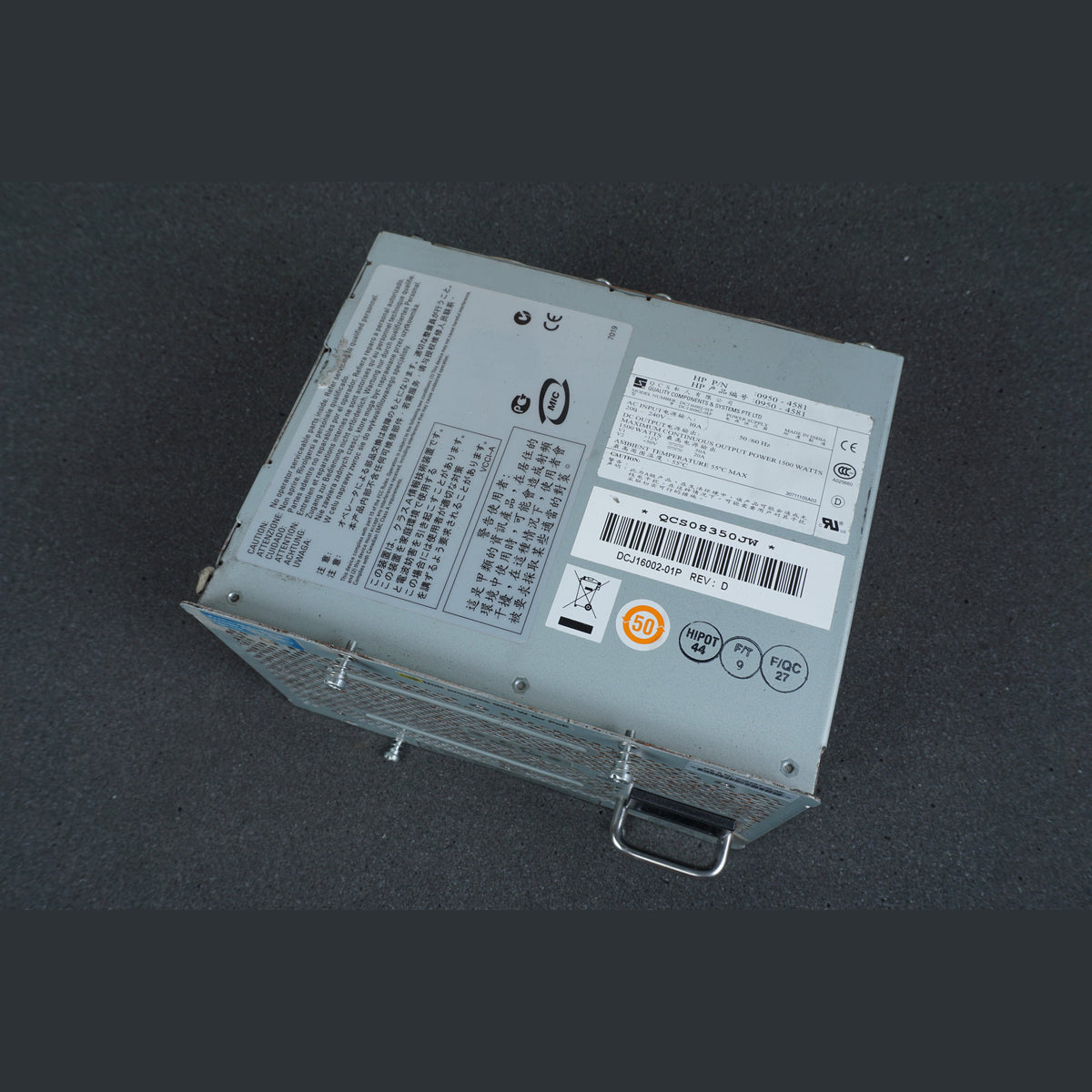 J8713A HP ProCurve ZL 1500W Power Supply 0950-4581 DCJ16002-01P PSU