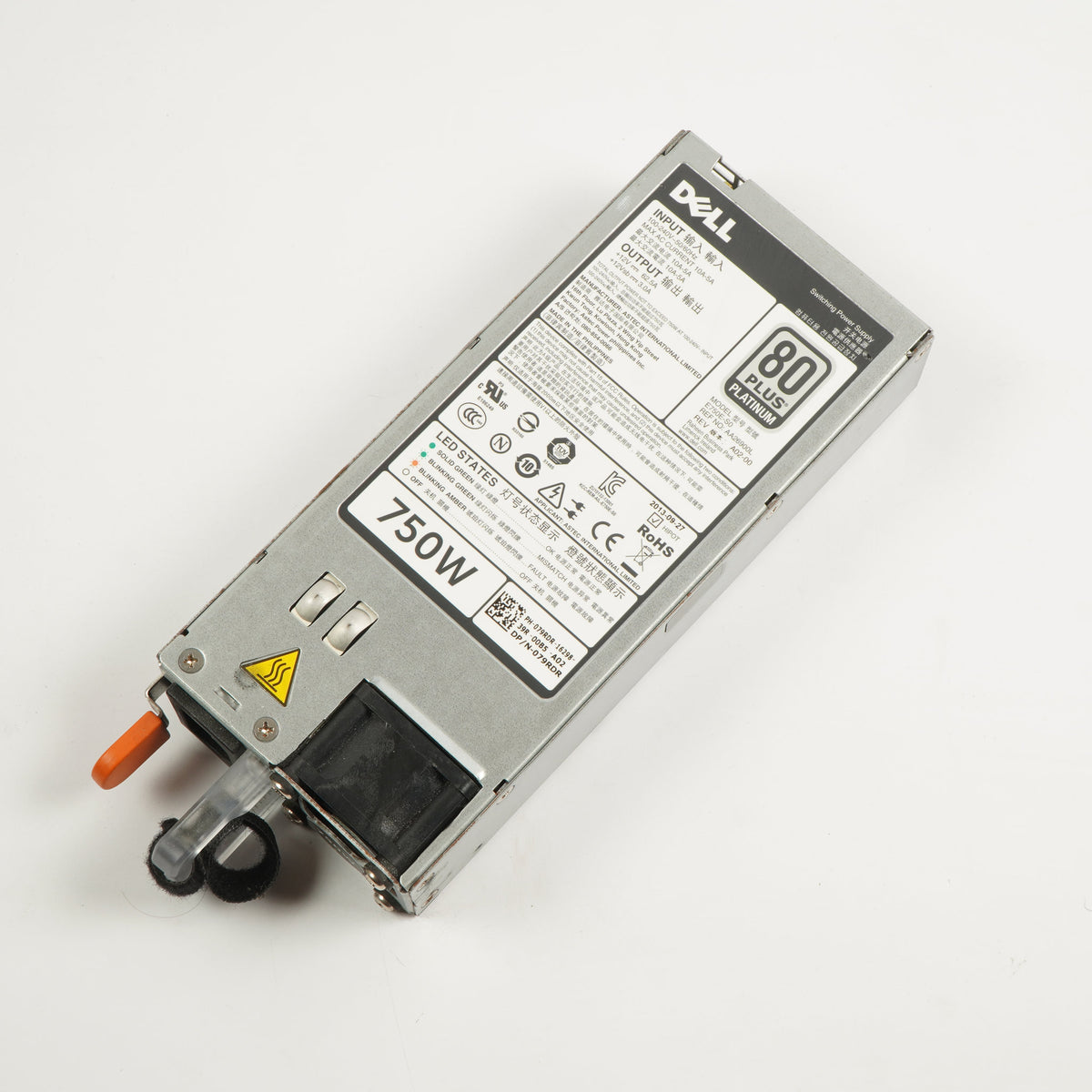 Dell 79RDR 079RDR Power Supply E750E-S0 AA26900L 750W PSU